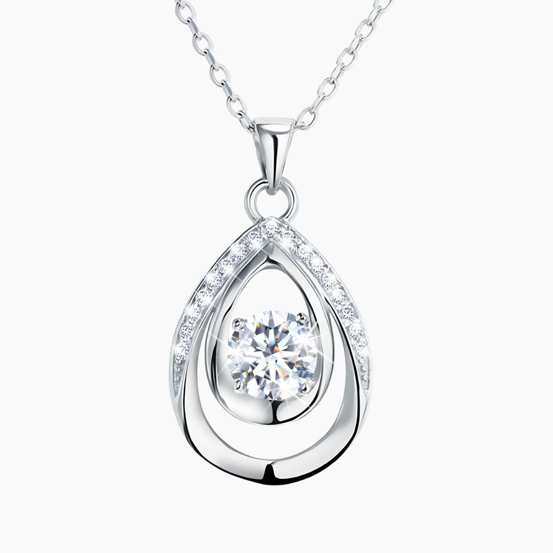 Crystal Teardrop Necklace